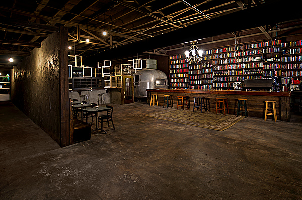 Rare Speakeasy Bar And Lounge With Bookshelf Wall  - Image 7 of 8